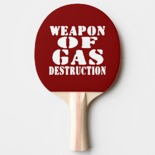 Pala De Ping Pong Arma De Destrucción De Gas