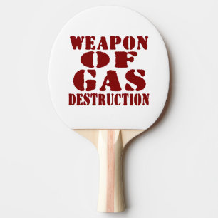 Pala De Ping Pong Arma De Destrucción De Gas