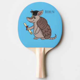 Pala De Ping Pong Armadillo cúbico con personalizado de tapón de gra