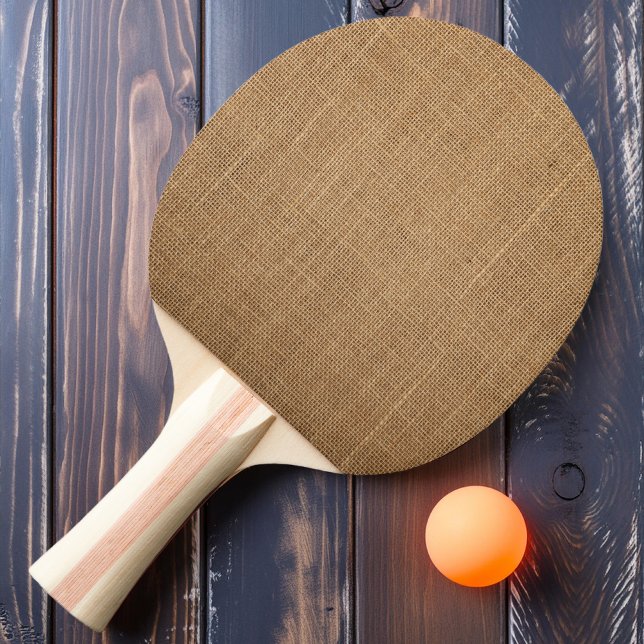 Pala De Ping Pong Arpillera Marrón   (Subido por el creador)
