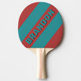 Pala De Ping Pong Arrecife Rubí Rayas Audaces con Nombre