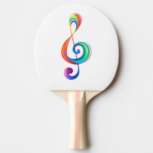 Pala De Ping Pong Arroyo arcoiris estratificado