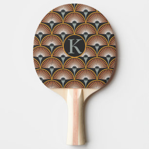Pala De Ping Pong Art Deco Jazz Age Sunset Jukebox