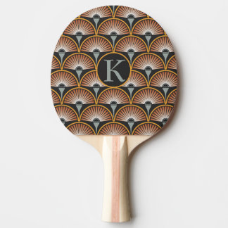 Pala De Ping Pong Art Deco Jazz Age Sunset Jukebox