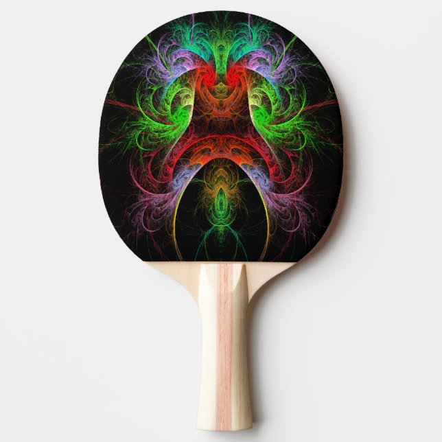Pala De Ping Pong Arte abstracto carnaval (Anverso)