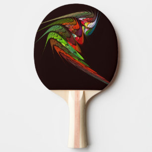 Pala De Ping Pong Arte abstracto de Chameleon