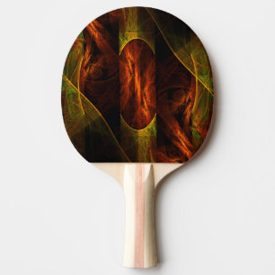 Pala De Ping Pong Arte abstracto de la jungla de Mystique