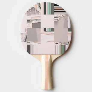 Pala De Ping Pong Arte abstracto en mosaico