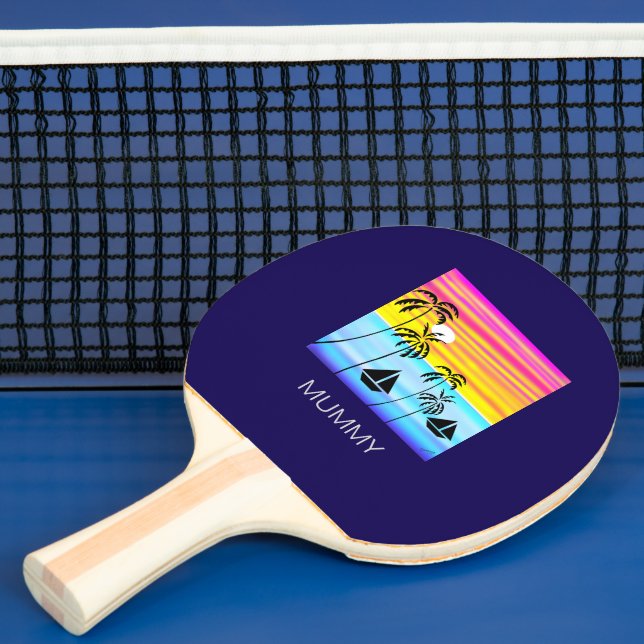 Pala De Ping Pong Arte africano, vela tropical de verano (in situ)