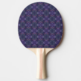 Pala De Ping Pong Arte de patrón abstracto de pinceladas de acuarela