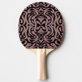 Pala De Ping Pong Arte de patrón de giros de cinta de colores de arc