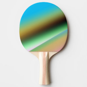 Pala De Ping Pong Arte de patrón de textura abstracta de arcoíris ve
