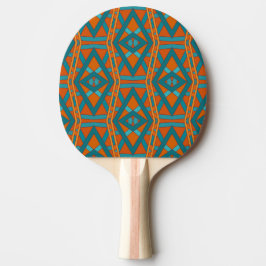 Pala De Ping Pong Arte de patrón y colores al estilo del suroeste am