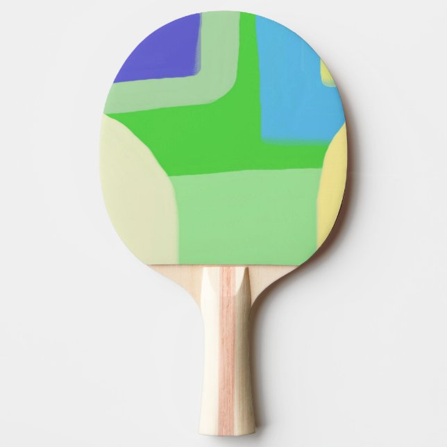Pala De Ping Pong arte de pintura abstracta (Anverso)