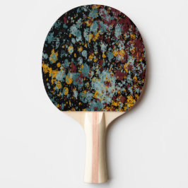 Pala De Ping Pong Arte de pintura de salpicaduras de graffiti abstra