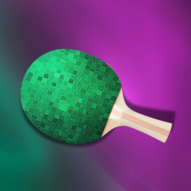 Pala De Ping Pong Arte de píxeles verdes | (Subido por el creador)