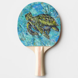 Pala De Ping Pong Arte de tortuga marina