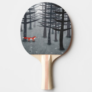 Pala De Ping Pong Arte Forestal Fox