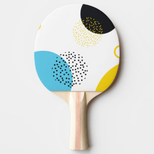 Pala De Ping Pong Arte geométrico moderno, sencillo, divertido, de e