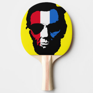Pala De Ping Pong Arte pop fresco de las gafas de sol de Lincoln