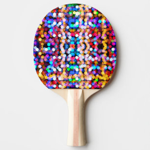 Pala De Ping Pong Arte purpurina colorido