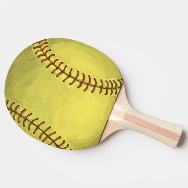 Pala De Ping Pong Arte Softball pintado (Lateral)