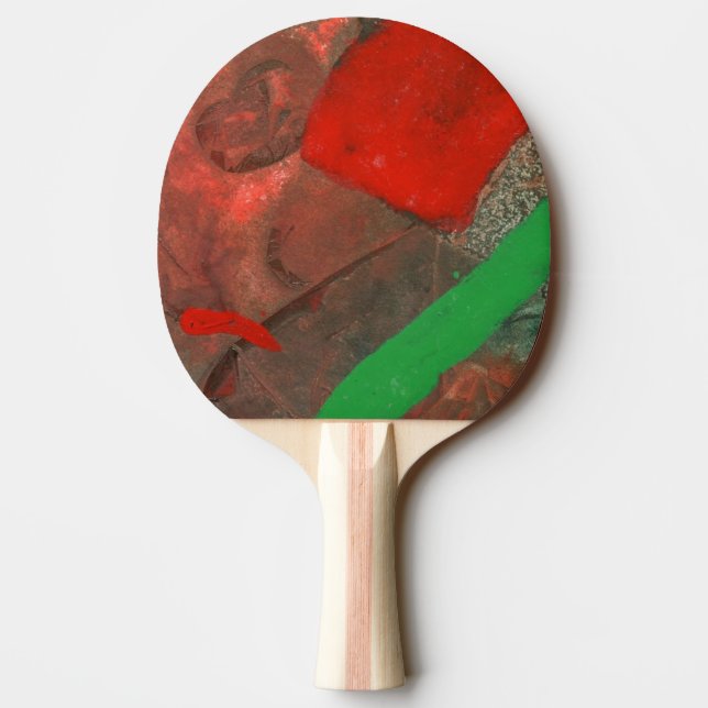 Pala De Ping Pong "Ascensores" Resumen Ping Pong Paddle (Reverso)