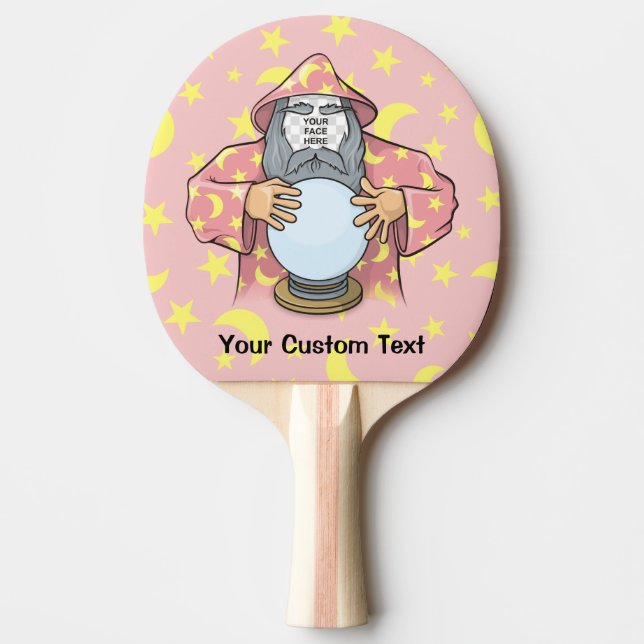Pala De Ping Pong Asistente con la cara (Anverso)