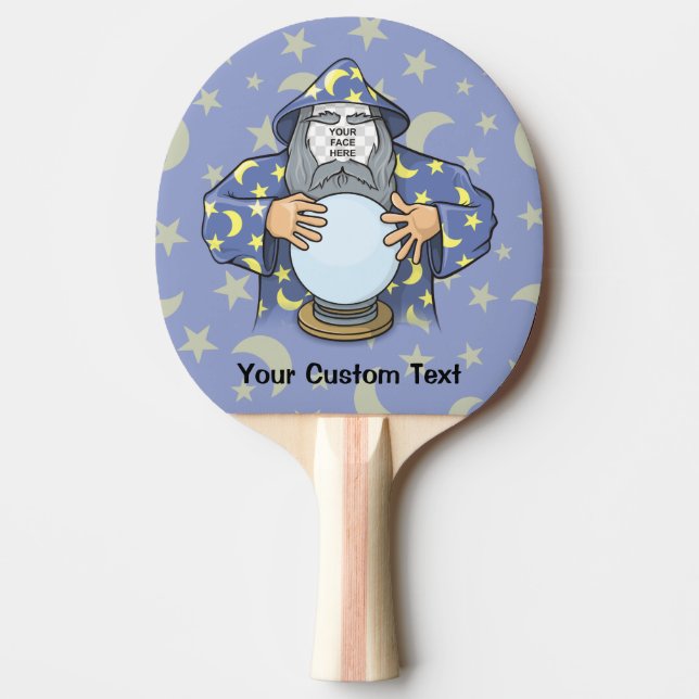 Pala De Ping Pong Asistente con la cara (Anverso)
