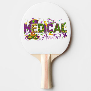 Pala De Ping Pong Asistente Médico - Mardi Gras