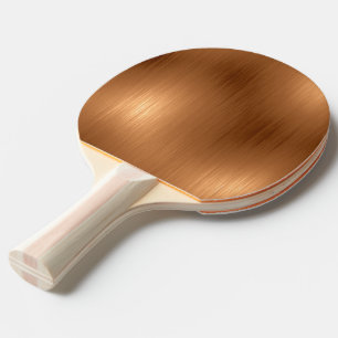 Pala De Ping Pong Aspecto de cobre cepillado