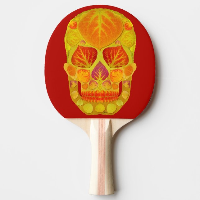 Pala De Ping Pong Aspen Leaf Skull 13 (Anverso)