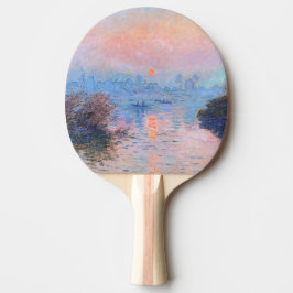 Pala De Ping Pong Atardecer en el Sena Claude Monet