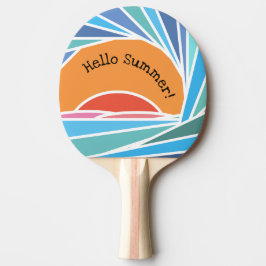 Pala De Ping Pong Atardecer en ola de barril