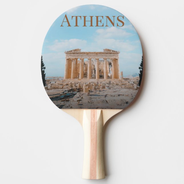 Pala De Ping Pong Atenas Grecia (Anverso)