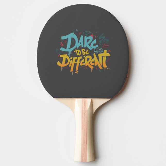 Pala De Ping Pong Atrévase a ser diferente (Anverso)
