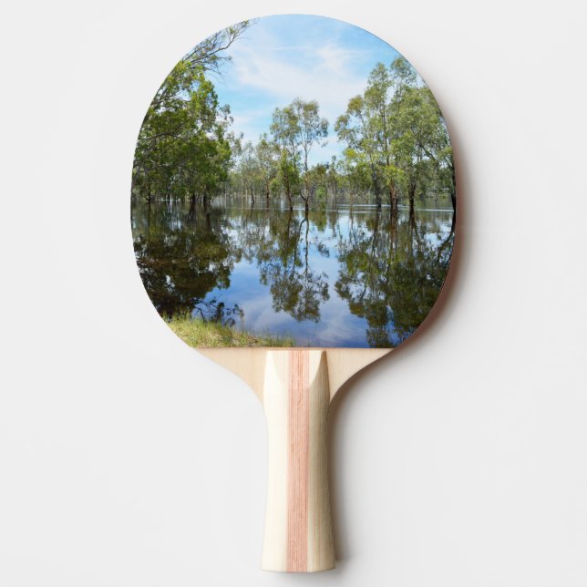 Pala De Ping Pong Australia El río Murray, (Anverso)