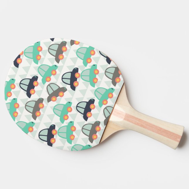 Pala De Ping Pong Autos y más autos (Reverso)