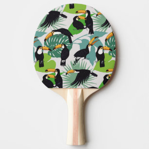 Pala De Ping Pong Ave Turca: Patrón de hojas de palmera