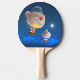 Pala De Ping Pong Aventura con globo de cielo nocturno