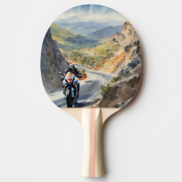 Pala De Ping Pong Aventura de alta velocidad en el vibrante paisaje