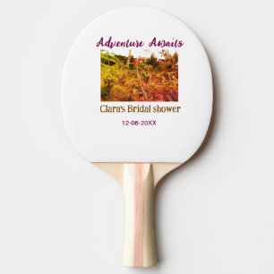 Pala De Ping Pong aventura en campos de arroz espera nombre de la de