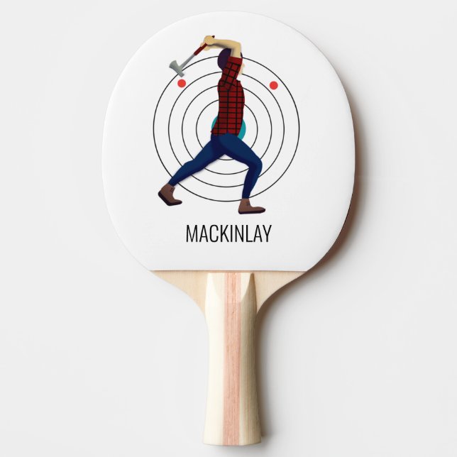 Pala De Ping Pong Ax Throwing (Anverso)