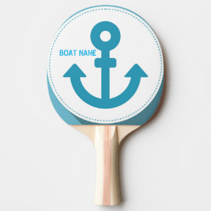 Pala De Ping Pong Azul marino bello diseño de verano ping pong paddl