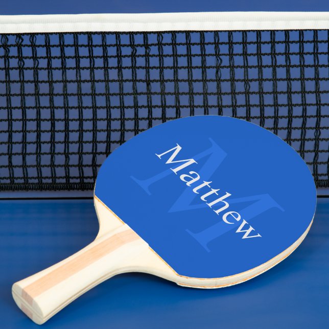 Pala De Ping Pong Azul personalizado (in situ)