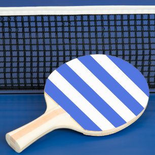 Pala De Ping Pong Azul real con banda blanca clásica