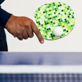 Pala De Ping Pong Azulejos de Piscina, Baldosas Mosaico Verdes, Patr