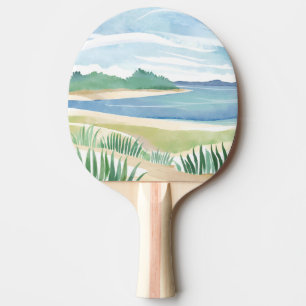 Pala De Ping Pong Bahía de hierba de playa Mar costero oceánico ac
