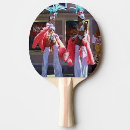 Pala De Ping Pong Bailarines inclinados Ping Pong Paddle
