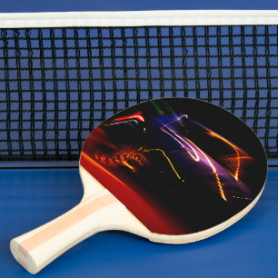 Pala De Ping Pong baile de auto púrpura